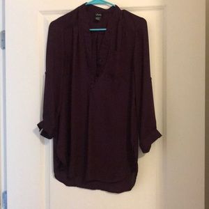 Justify purple dress shirt